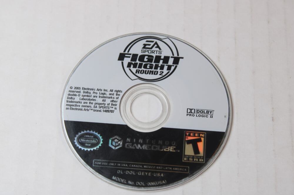 Fight Night: Round 2 (Nintendo GameCube, 2005) Game Disc Only, Tested/Works